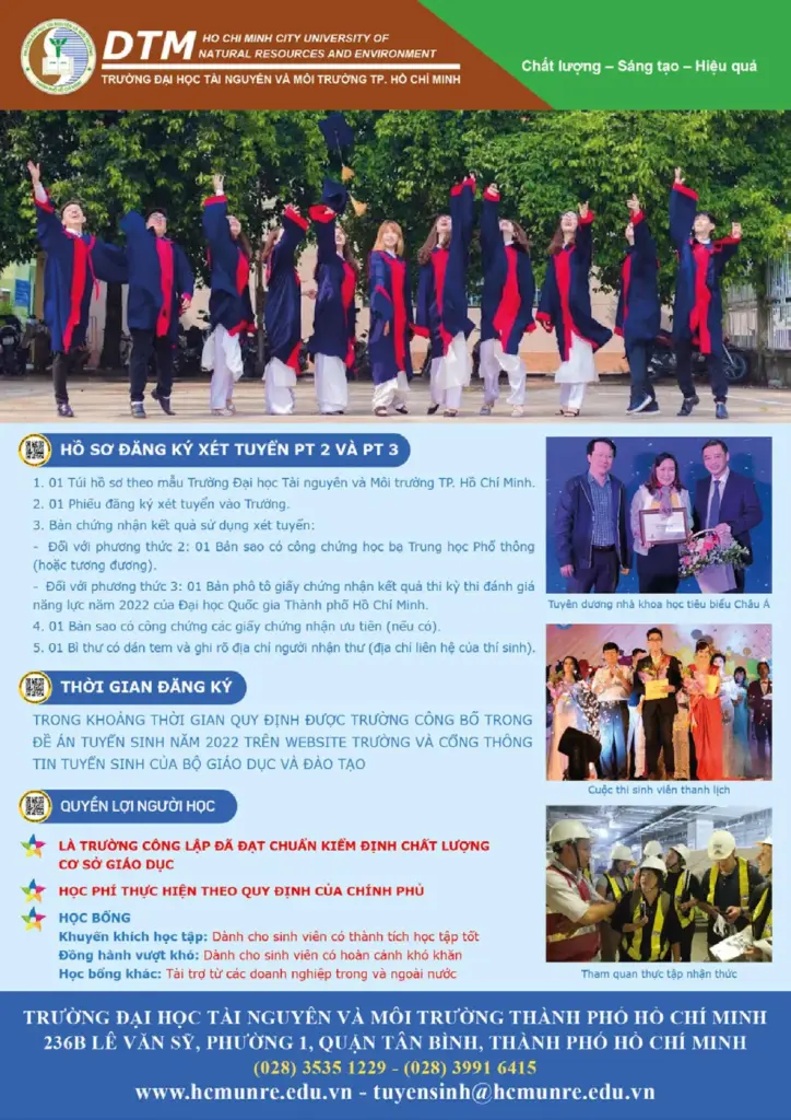 THÔNG TIN TUYỂN SINH HỆ ĐẠI HỌC CHÍNH QUY NĂM 2022