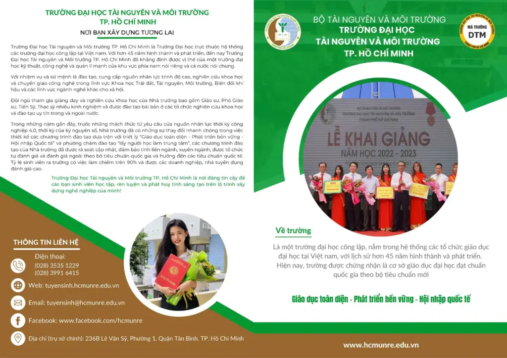 THÔNG TIN TUYỂN SINH HỆ ĐẠI HỌC CHÍNH QUY NĂM 2023