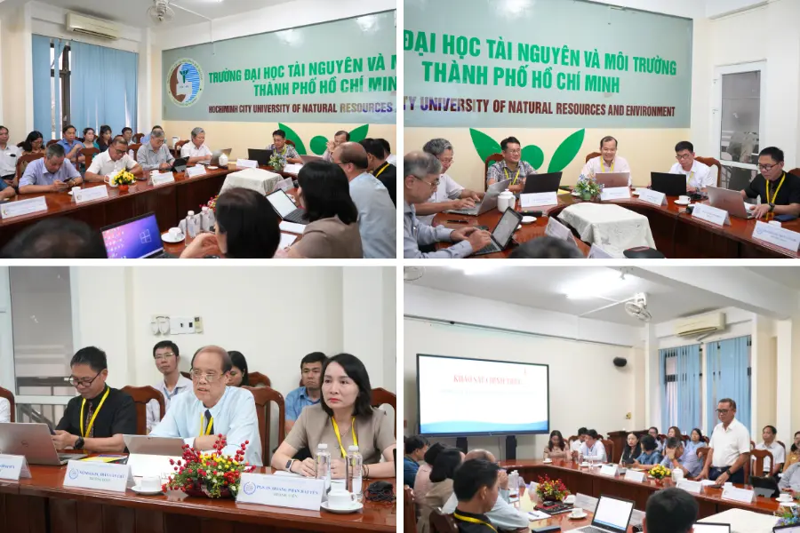 Bế mạc khảo sát chính thức đánh giá chất lượng 02 chương trình đào tạo trình độ thạc sĩ - HCMUNRE: Không ngừng nâng cao chất lượng đào tạo sau đại học