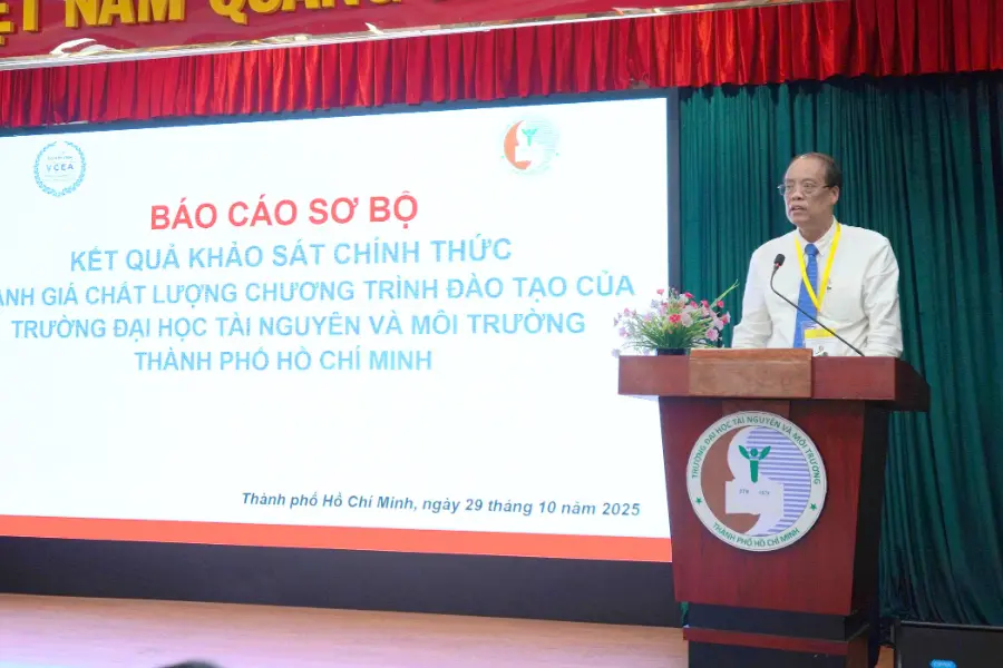 Bế mạc khảo sát chính thức đánh giá chất lượng 02 chương trình đào tạo trình độ thạc sĩ - HCMUNRE: Không ngừng nâng cao chất lượng đào tạo sau đại học