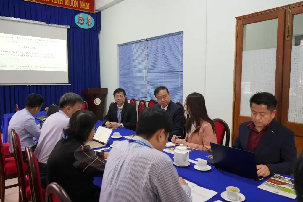 Trường Đại học Tài nguyên và Môi trường TP.HCM trao đổi và làm việc với Trường Đại học Kỹ thuật Hàn Quốc