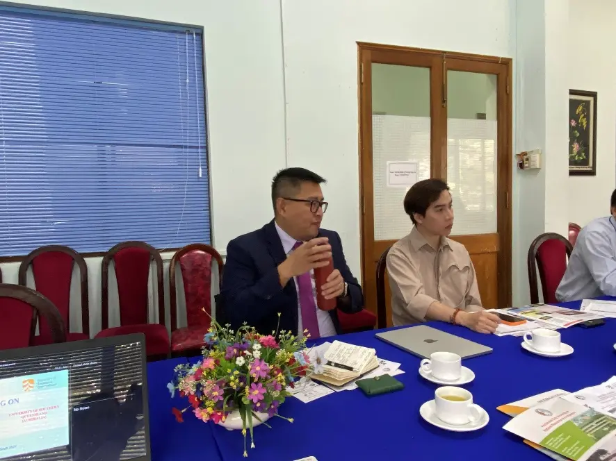 Buổi lễ đón tiếp và làm việc giữa Trường Đại học Tài nguyên và Môi trường TP.HCM và Trường Đại học Southern Queensland, Úc